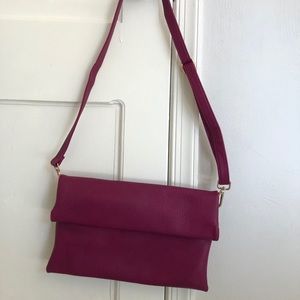 Vegan Leather Purse with Adjustable Strap